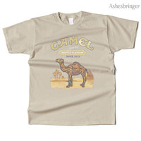 Mens Cotton Camel Legends Graphic T Shirt Street Casual Style Tee for Men and Women