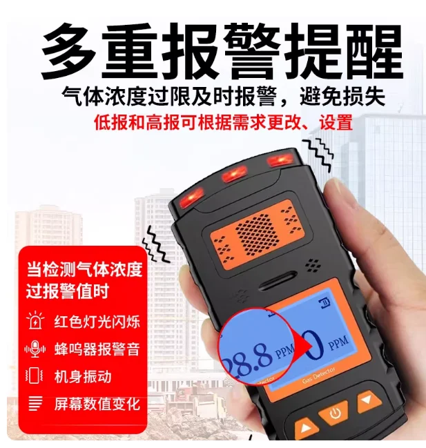 Portable gas analyzer for ch4 co2 and h2s  n2