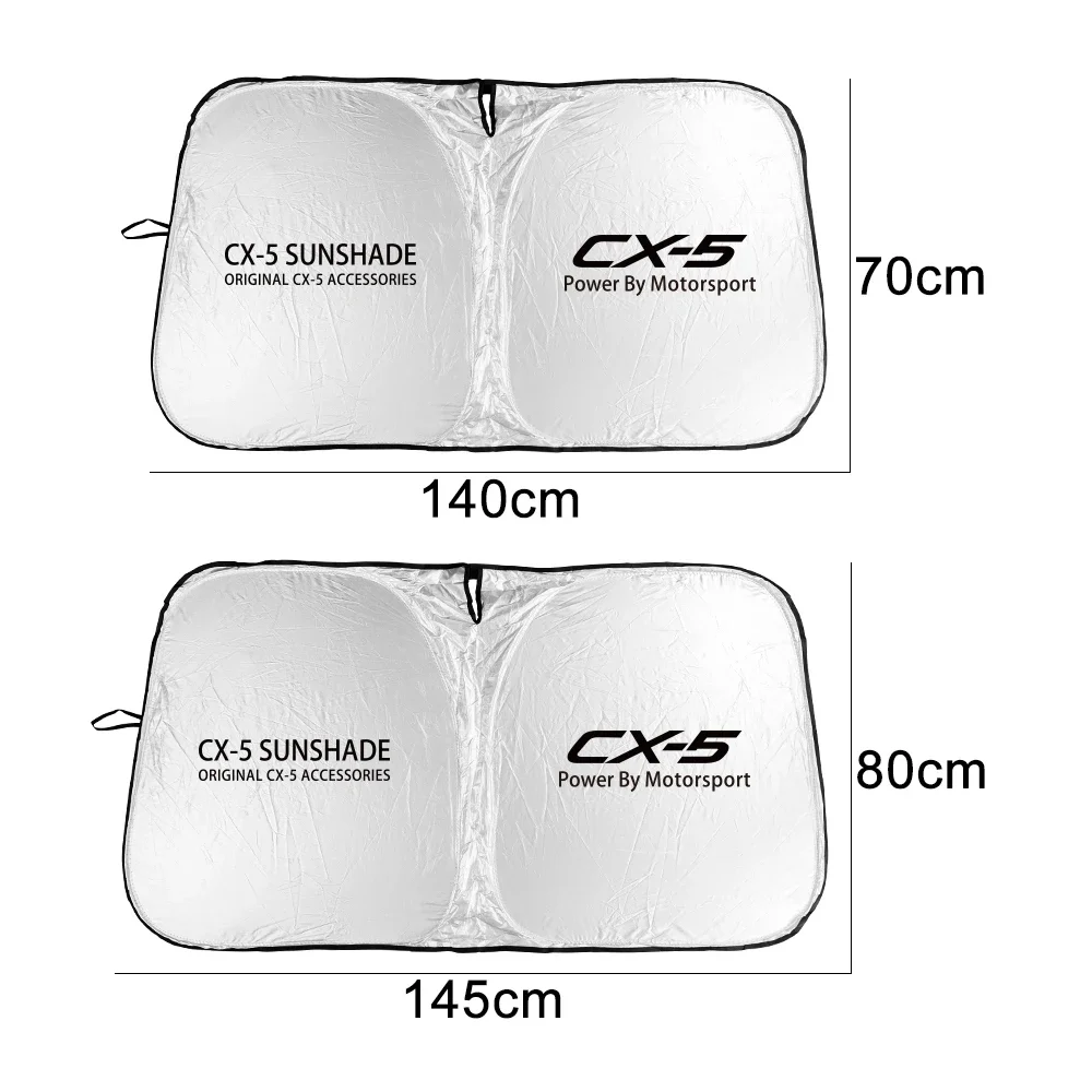 Car Windshield Sunshade Windscreen Anti UV Cover Protector Interior Accessories For Mazda CX5 CX-5 KE KF AWD Skyactiv CX 5 SUV