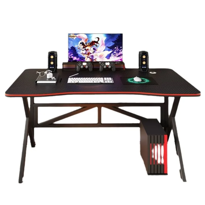 

New e-sports table with threading holes reinforced thickened desk