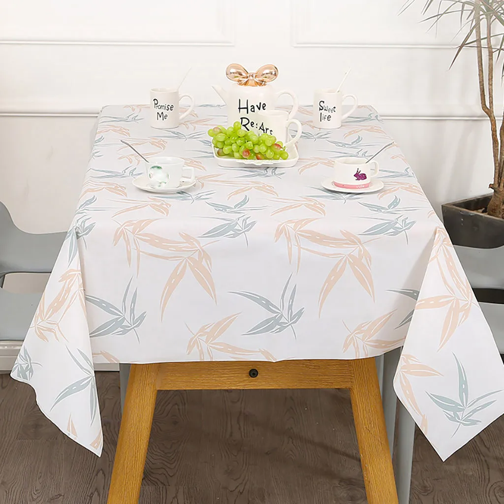 1PCS Waterproof and Oil Proof Table Cloth Rectangular For Home Kitchen Dining Stain ResistantParty Decoration Tablecloths