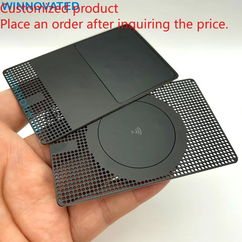 Customized product 2023 Hot Sales Factory Custom Printing NFC RFID Metal Business Card