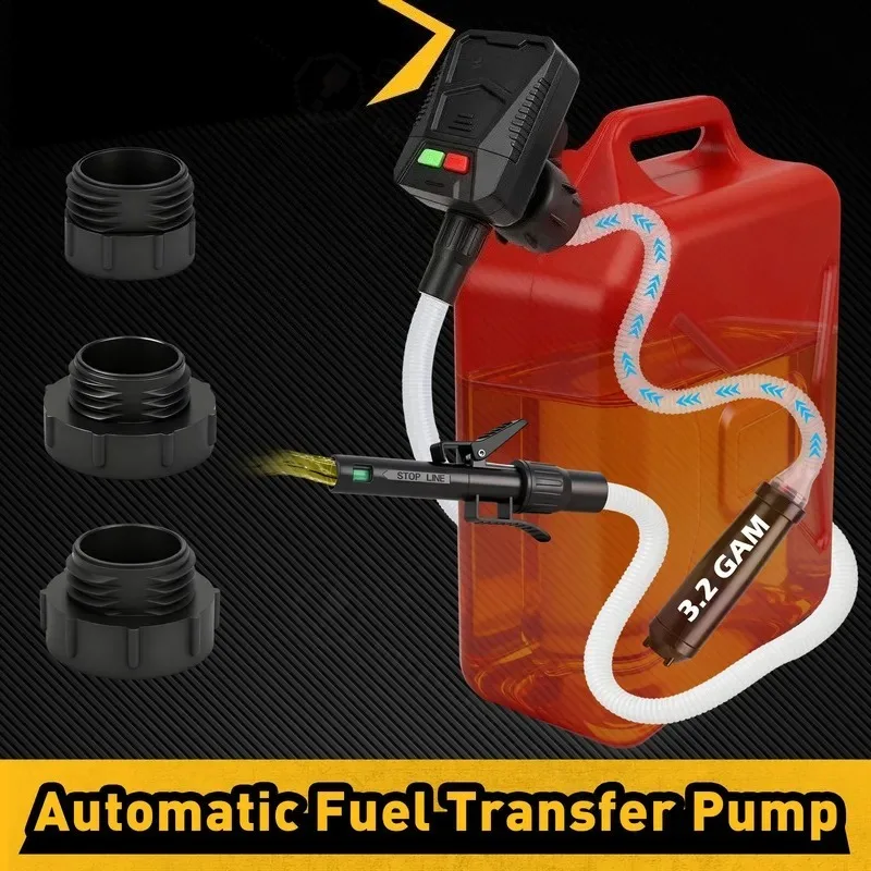 70138 Self Stop Oil Pump Black 660g for Automotive Fuel Transfer Manual Hand Operated Suction Device Portable Diesel