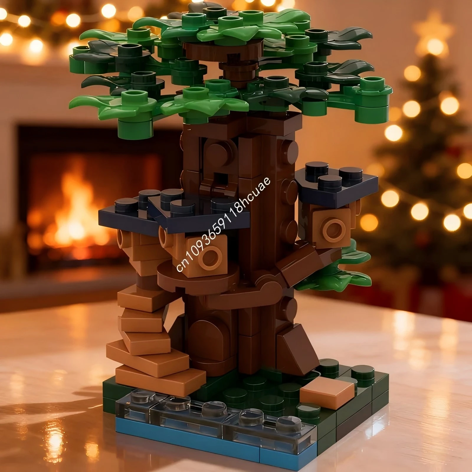 

99pcs MOC Mini Tree House Ideas And CUUSOOed Model Building Blocks Assemble DIY Toys Creative Christmas Gifts Kids Birthday