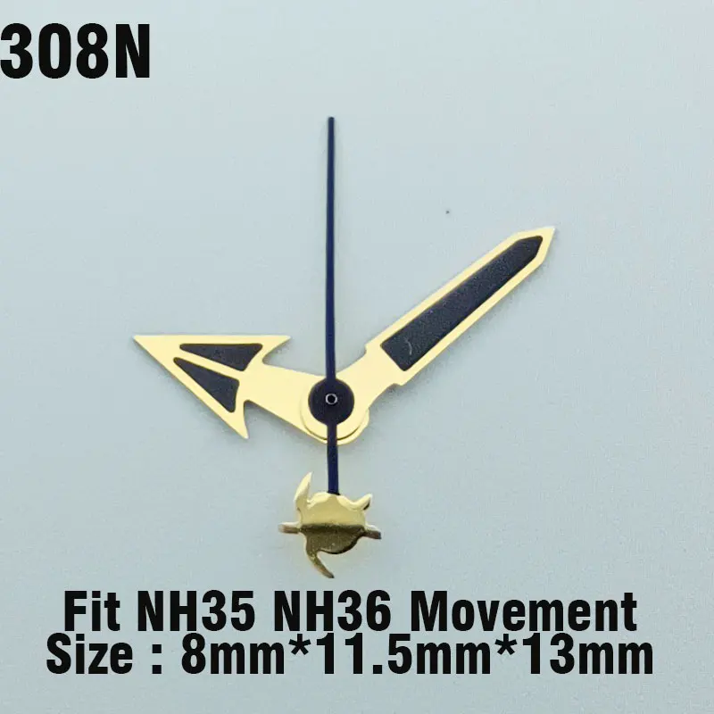 Watch Pointer Green Luminous Watch Hands For NH3 Series 34 35 36 Movement Watch Accessories Replacement Parts Watch Needle