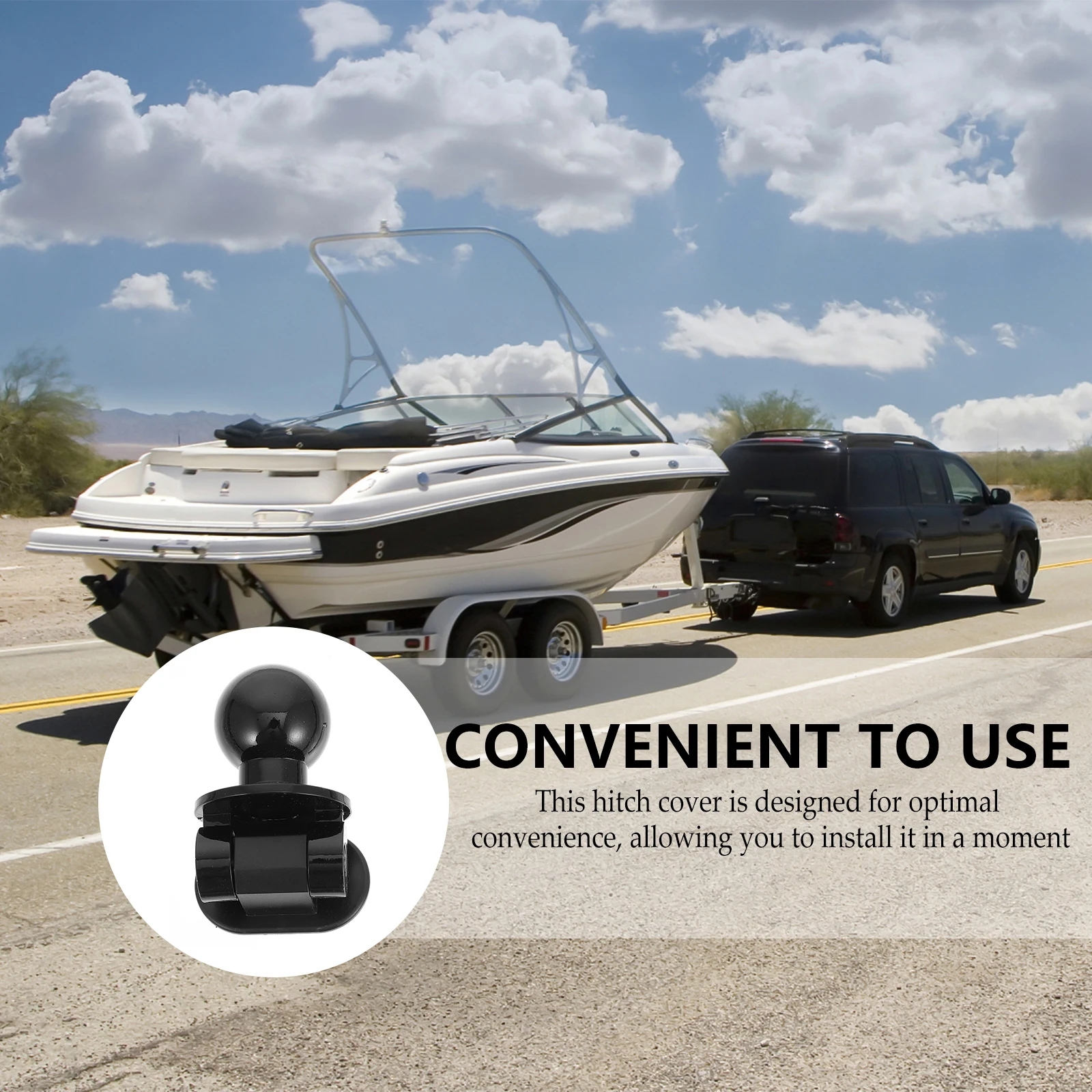 

Tow Hook Decoration ABS Car Styling Adhesive Towing Hook Auto Exterior Decor Durable Sticker Cool Simulation Wearable Fashion