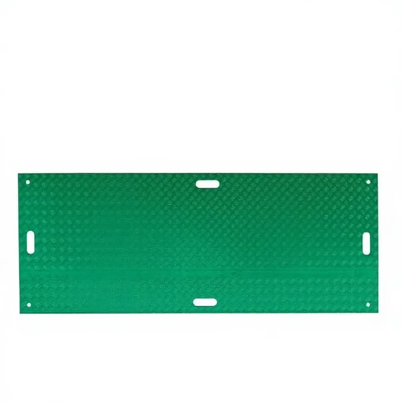 Green Ground Protection Mats Double-Sided Diamond Plated Tread Design Moisture Resistant with Connectors 5