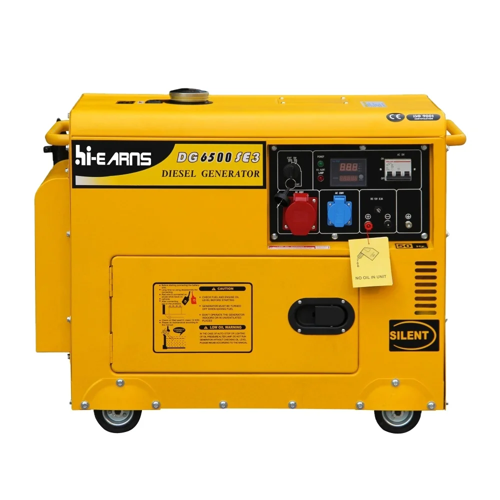 

hiearns AC single phase 5KVA electric generator price