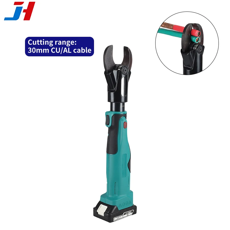 ES-32 Electric Cable Cutter  60kN Force 30mm Cutting Range 360° Rotating Head  for Copper/Aluminum Wire