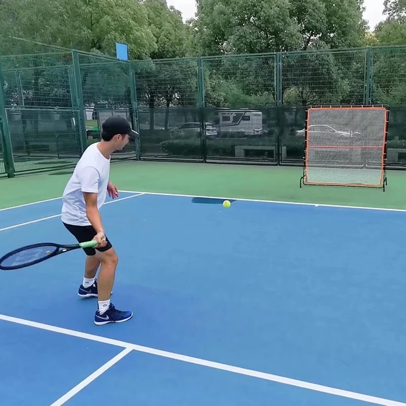 Portable Tennis Rebound Net Outdoors Training Tennis Rebound Nets Beginner Serve Practice Device Adjustable Sports Accessories