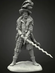 Resin soldier 1/24 ancient soldier winter FANTASY STAND  Model Unassambled Unpainted  Figure Building Kit