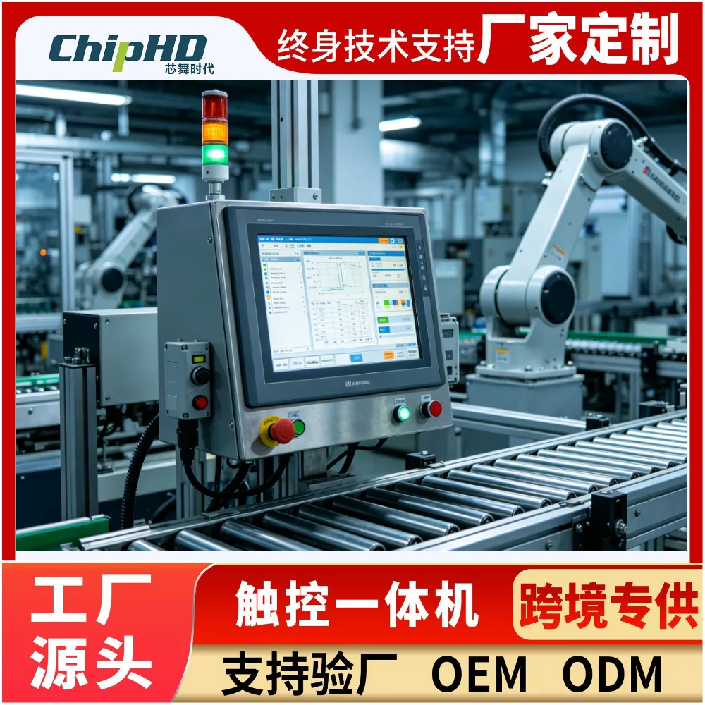 11.6 Inch Embedded Advertising Machine Industrial Control All‑in‑One PC Desktop Wall‑Mounted Touch Host Custom Touch Screen