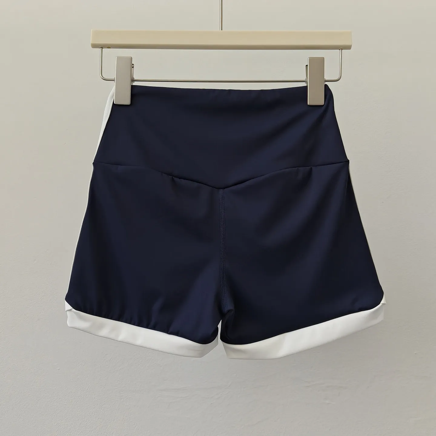 Hochgeschnittene Pfirsich-Po Yoga-Shorts für Damen Fitness-Training Lauf-Hotpants Po-Lifting Bauchstraffung Sport-Shorts – Detail 4