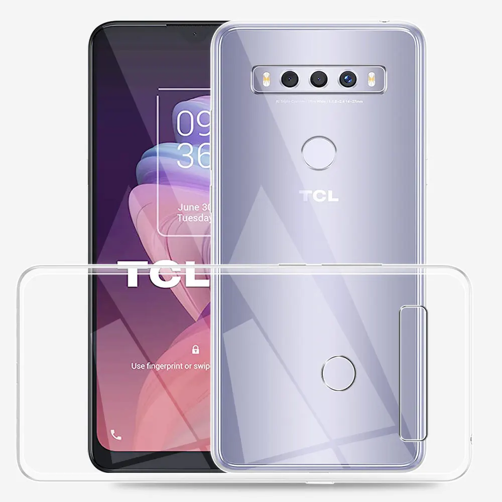 For TCL 10 SE Case 6.52 inch T766H Silicone Soft Transparent Case For TCL 10 SE Clear Cover Funda For TCL 10 SE 10SE Coque