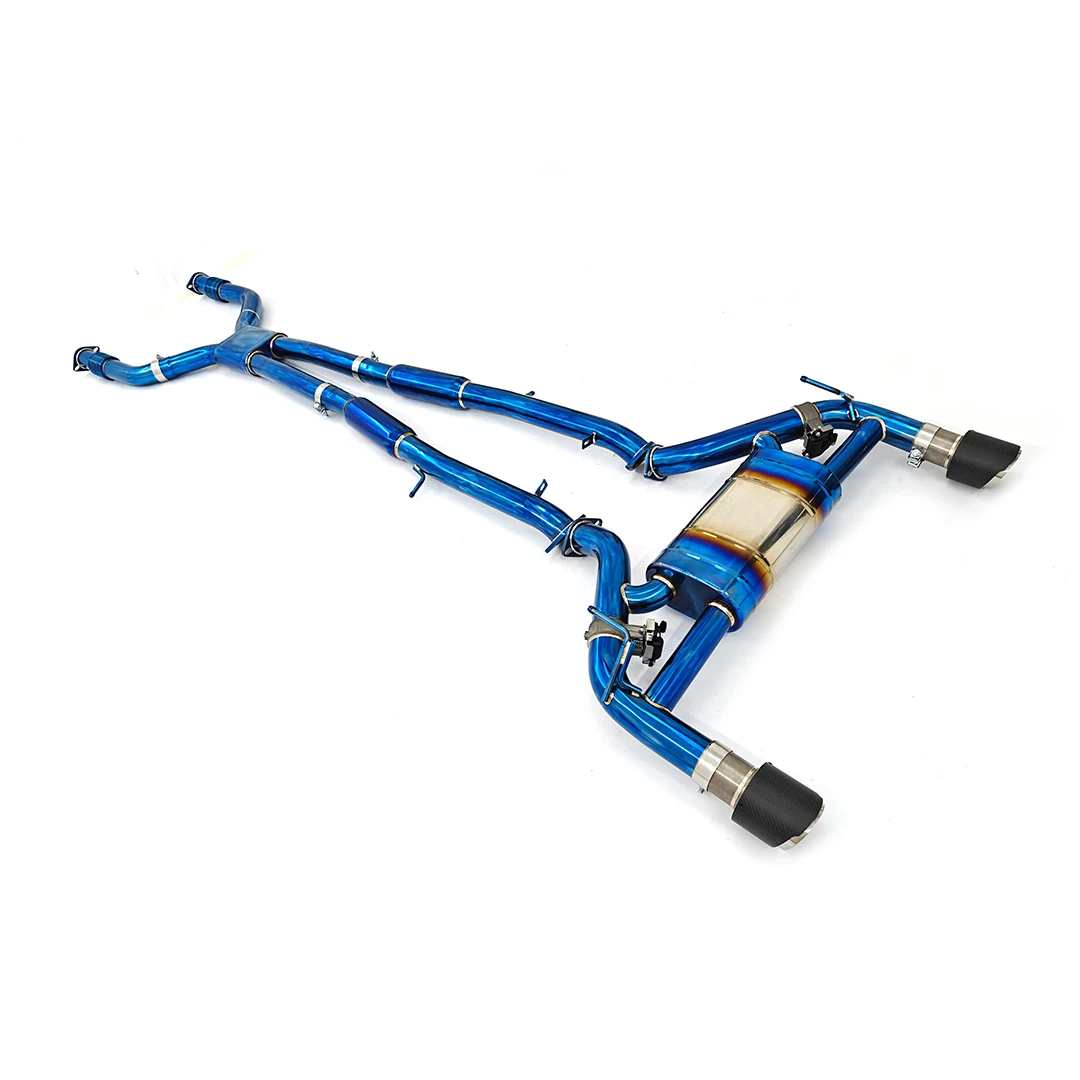 High Quality  Q50 Titanium Exhaust For Infiniti Q50 Q60 3.0T High Performance Valvetronic Muffler With Remote Control