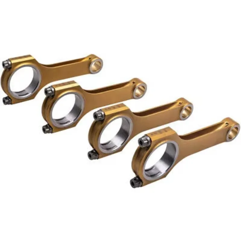 MaXpeedingrods New Racing Connecting Rods Kit For JDM Honda Civic CRX Acura Integra D16 800+HP Titanizing H-Beam Racing Parts