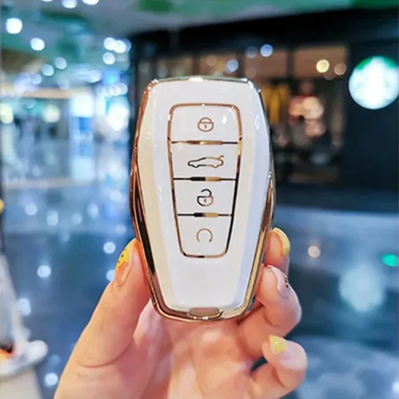 TPU Car Remote Key Case Cover For Geely Azkarra FY11 Atlas Pro New Emgrand GS X6 SUV EC7 Protector Key Shell Fob Accessories image 6