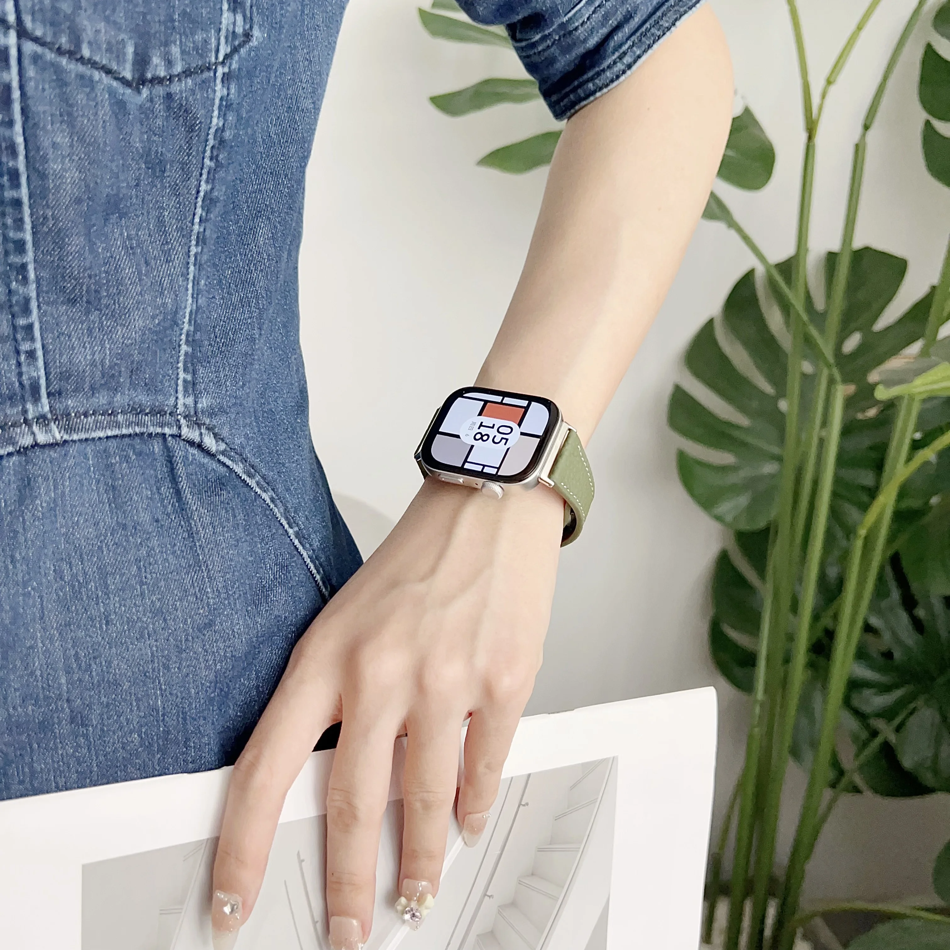 Magnetyczna klamra ssąca z Lychee life skór do zegarka Huawei FIT3 Smartwatch pasek dla mężczyzn dziewczynka dla huawei fit3