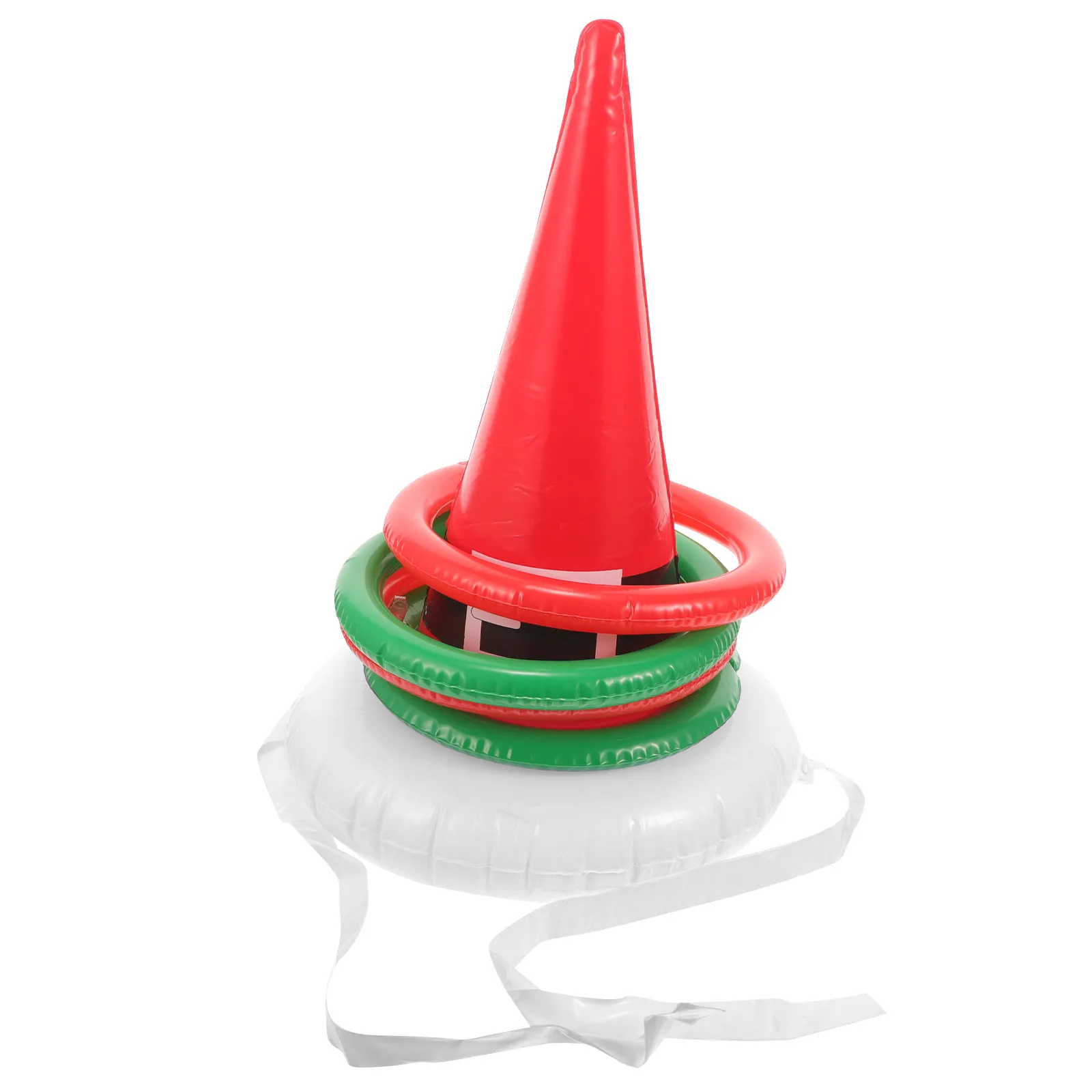 Inflatable Witch Hat Toss Game Fun Interactive Ring Toss for Children Educational Play Promotes Cognition Holiday Party Games