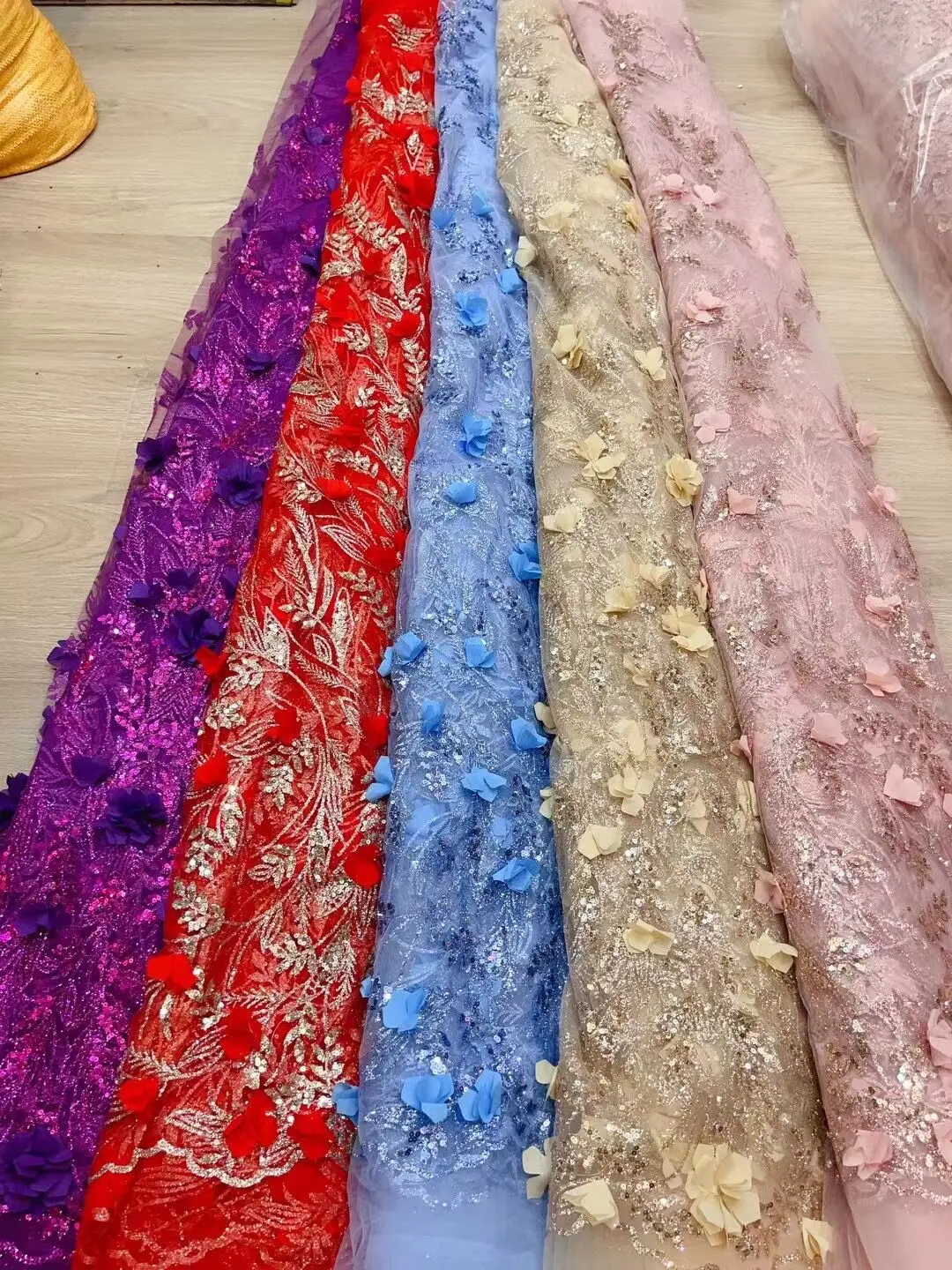 

Nigerian Lace Styles French Party Lace Fabrics L-13028752 Glitter Tulle Fabric