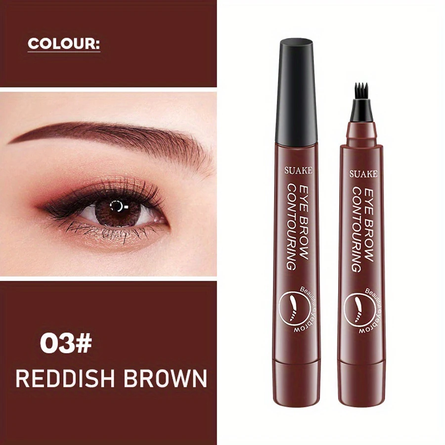 Waterproof Eyebrow Pen with Microblading Effect