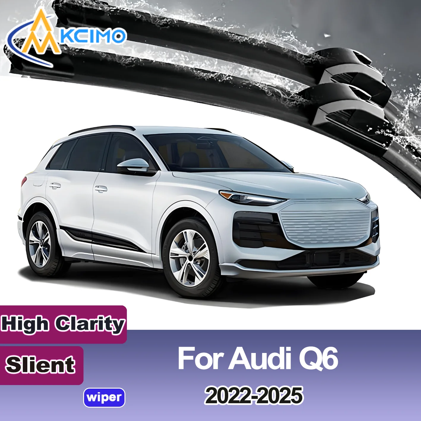 

2PCS New Front Windshield Wiper Blade for Audi Q6 2022-2025 Front Windshield Auto Wipers Blade Accessories 2025 2024 2023 2022