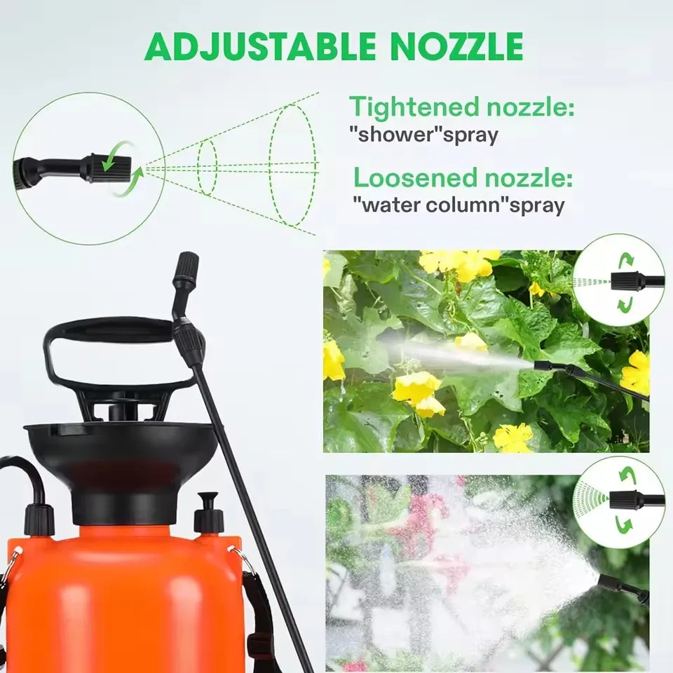 Pulverizador de pressão manual 3L, casa, jardim, gramado, desinfecção, limpeza, regador, jardinagem, irrigação, garrafa, ferrame
