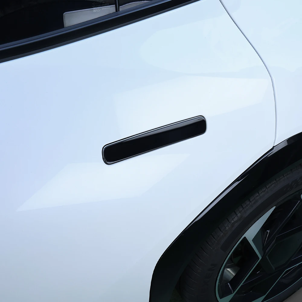 

ABS Material Carbon Fibre Black Style Exterior Door Handle Trim Sticker For Kia EV4 2025-2026 LHD RHD Auto Exterior Accessories