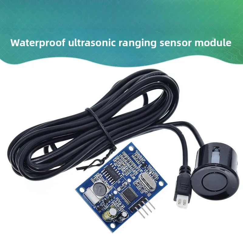 Waterproof Ultrasonic Distance Measuring Module, Integrated Ranging Sensor SR04T AJ-SR04M for Car Reversing