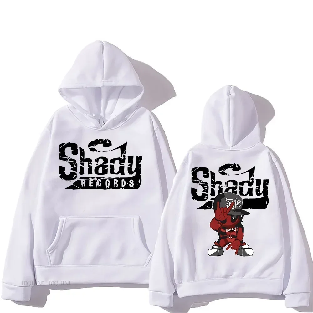 Casual Hip Hop Men Women Clothing New Album Printed Hoodies Eminem Shady Records Sweatshirts Streetwear Long Sleeve Sweatshirts