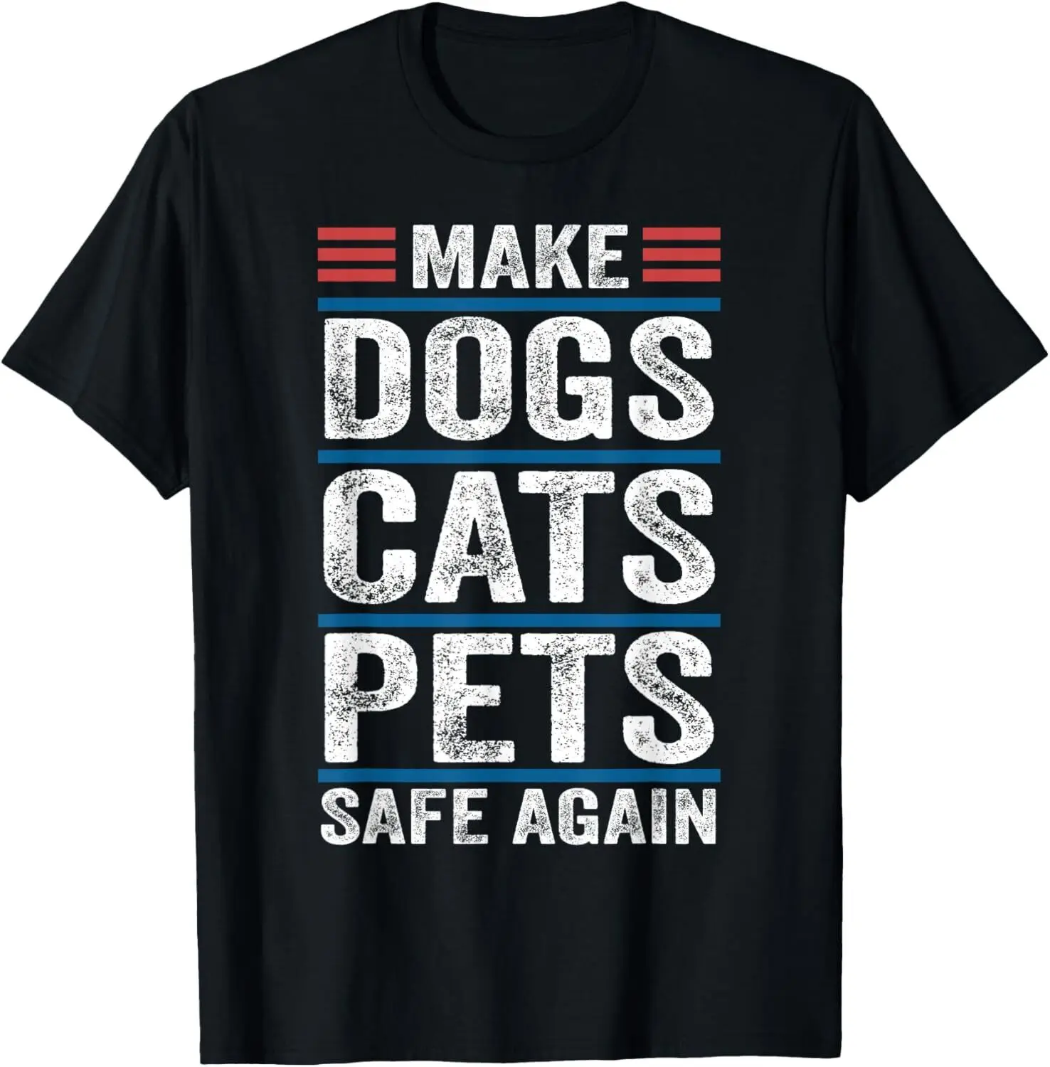 Make Cats Dogs Pets Safe Again Trump Kamala Debate 2024 T-Shirt