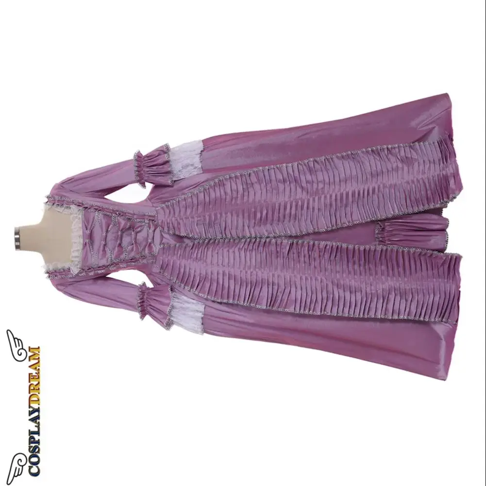 Marie Antoinette Ball Gown Dress Rococo 18th Century Ruffle Purple Gown Medieval Victorian Dress Costume