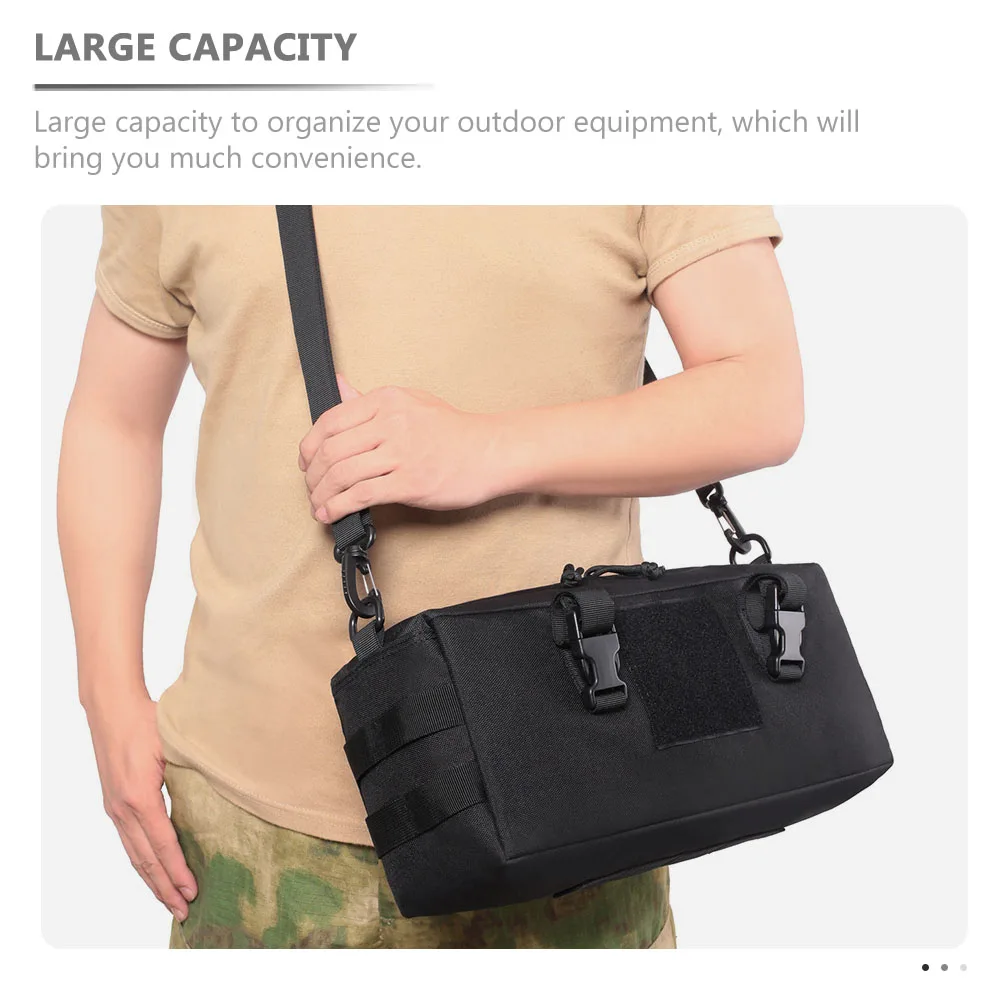 

Durable Outdoor Camping Large Capacity Multi-Function Storage Bag For Hiking Travel Tools Organizer Wear-Resistant Crossbody Bag
