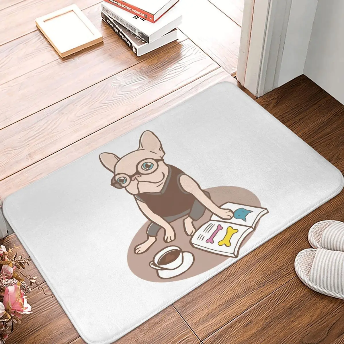 The Hipster Reader Doormat Rug carpet Mat Footpad Bath mat Non-slip toilet Balcony Parlor durable Washable