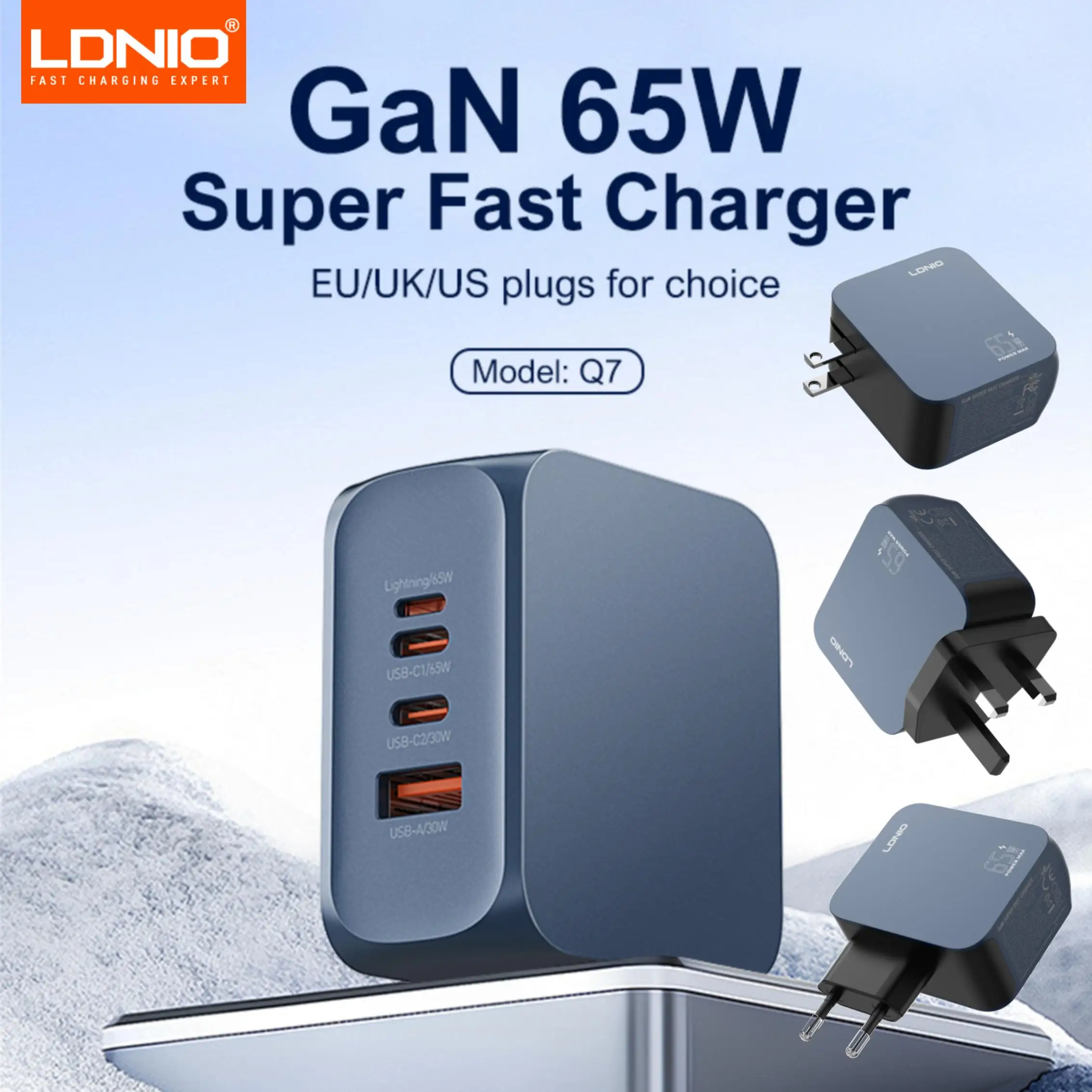 Ldnio Gan 65W Usb C… - image