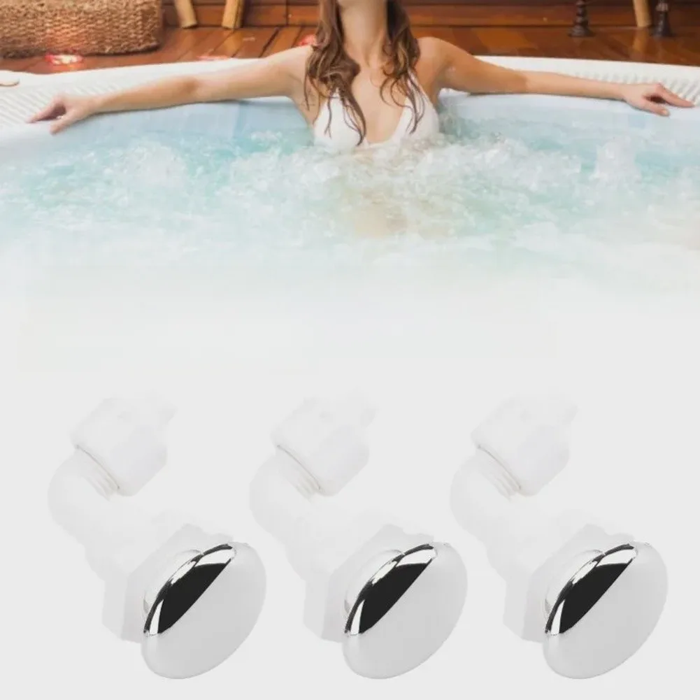 3Pcs Hot Water Bath Bubble Nozzle PVC Swimming Pool Bath Nozzle For Swimming Pools Bathtubs And Hot Tubs Bubble Nozzle