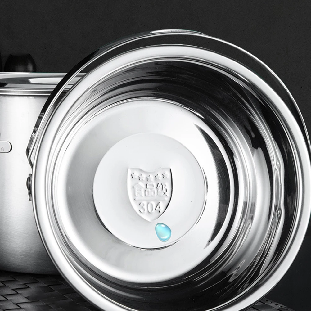 

Steel Stainless Steel Mixing Bowl Salad Container Storage Stainless Storage Holder Egg Mixing Bowl Holder Smooth Basin