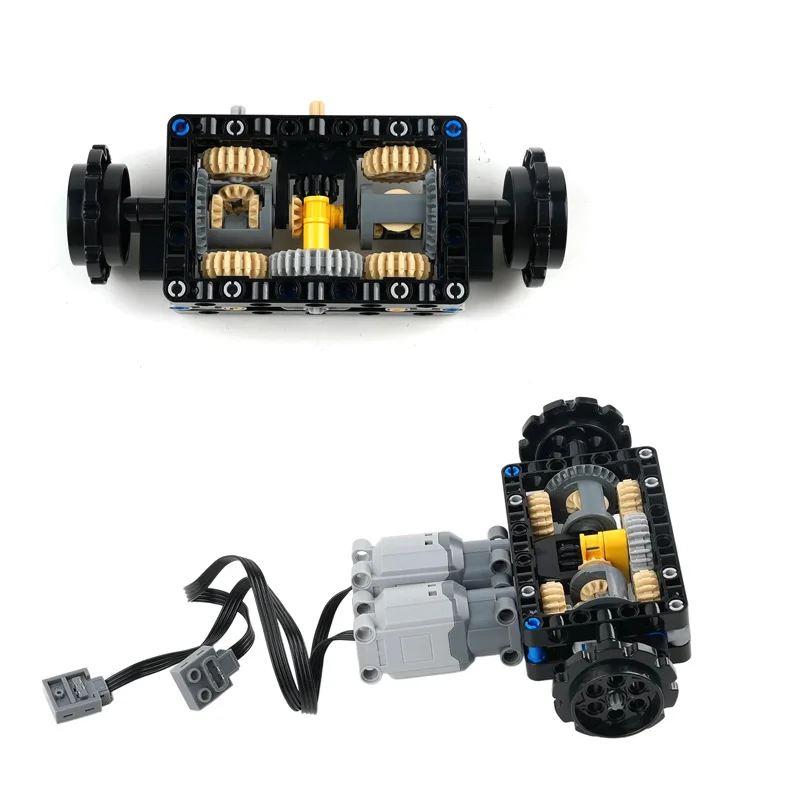 

Tank Steering Double Wave Flow Structure Gears Small Building Blocks Technology Parts Gears Assembly MOC 19788 Bricks DIY Toys