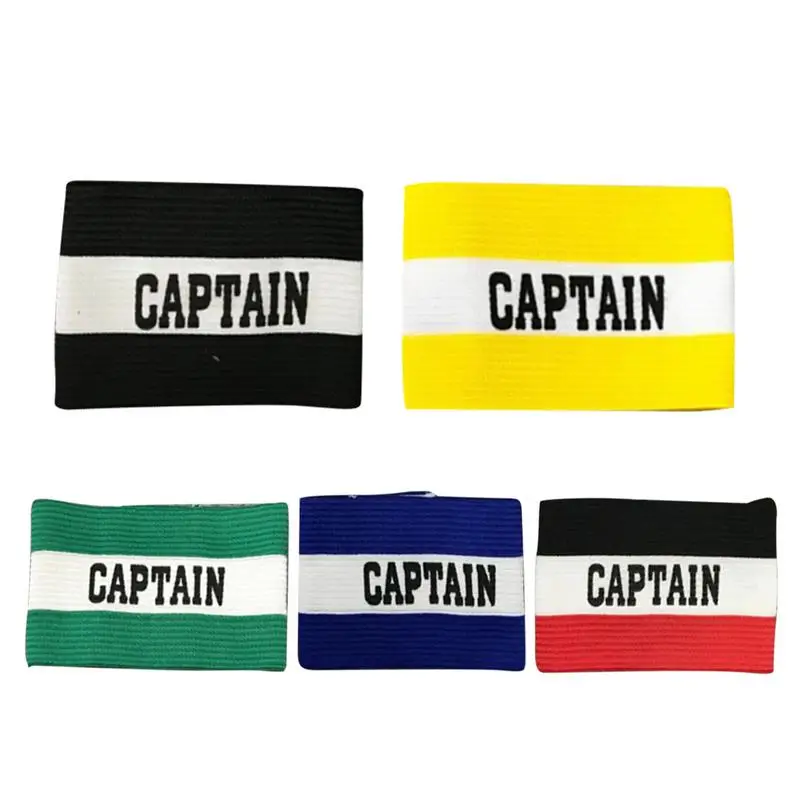 Adjustable Soccer Captain Armband Professional Training Arm Band Leader Match Football Armband Sleeve Outdoor Football Arm Band