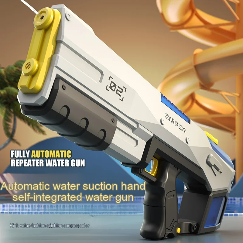 Newautomatic Zomer Electrictoy Waterpistool Inductie Waterabsorberende High-Tech Burst Zwembad Strand Outdoor Water Fight Speelgoed Voor Kinderen