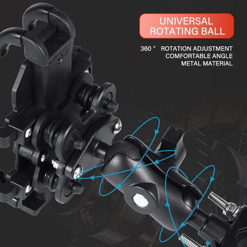 Universal Motorcycle Handlebar Holder Riding Bracket Shockproof For Honda NC700X CB500X CB650F CB1000R PCX125 150Custom LOGO