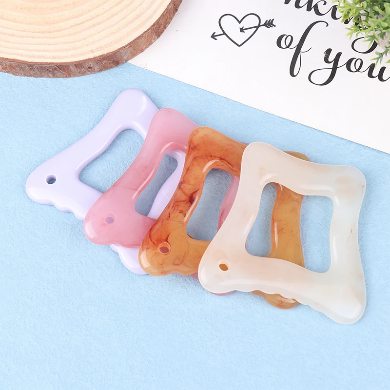 Handheld SPA Massage Durable Resin Gua Sha Scraping Massage Scraper Face Massager Acupuncture Guasha Board Massager For Face