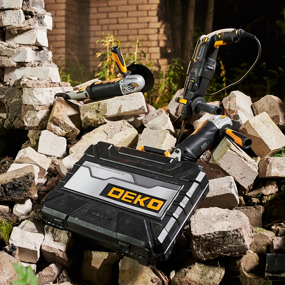 DEKO GJ181 220V 26mm 4 Functions AC Electric Rotary Hammer with BMC and 5pcs Accessories Impact Drill Power Drill Electric Drill