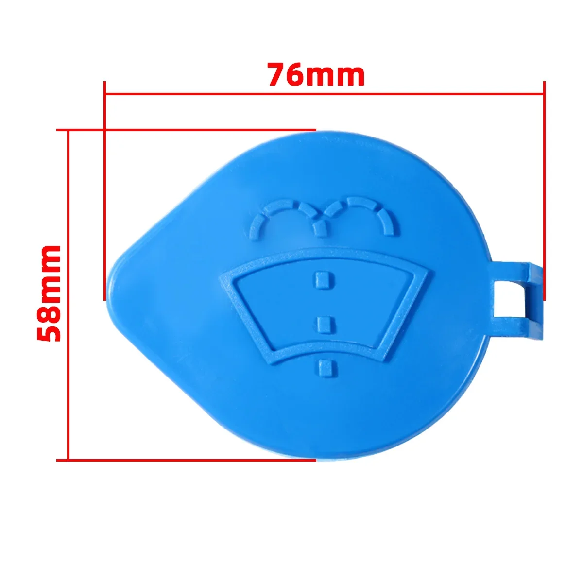 1/5/10pcs Car Windshield Washer Reservoir Cap Blue Abs Durable Replacement Part 1708196 Fit For Ford Focus 3 Mk3 2010-2018