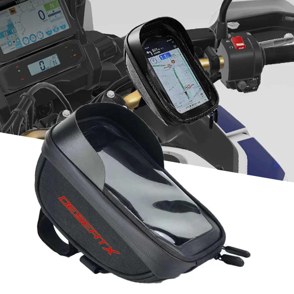 

For DesertX 2022 2023 Motorcycle Waterproof travel navigation bag