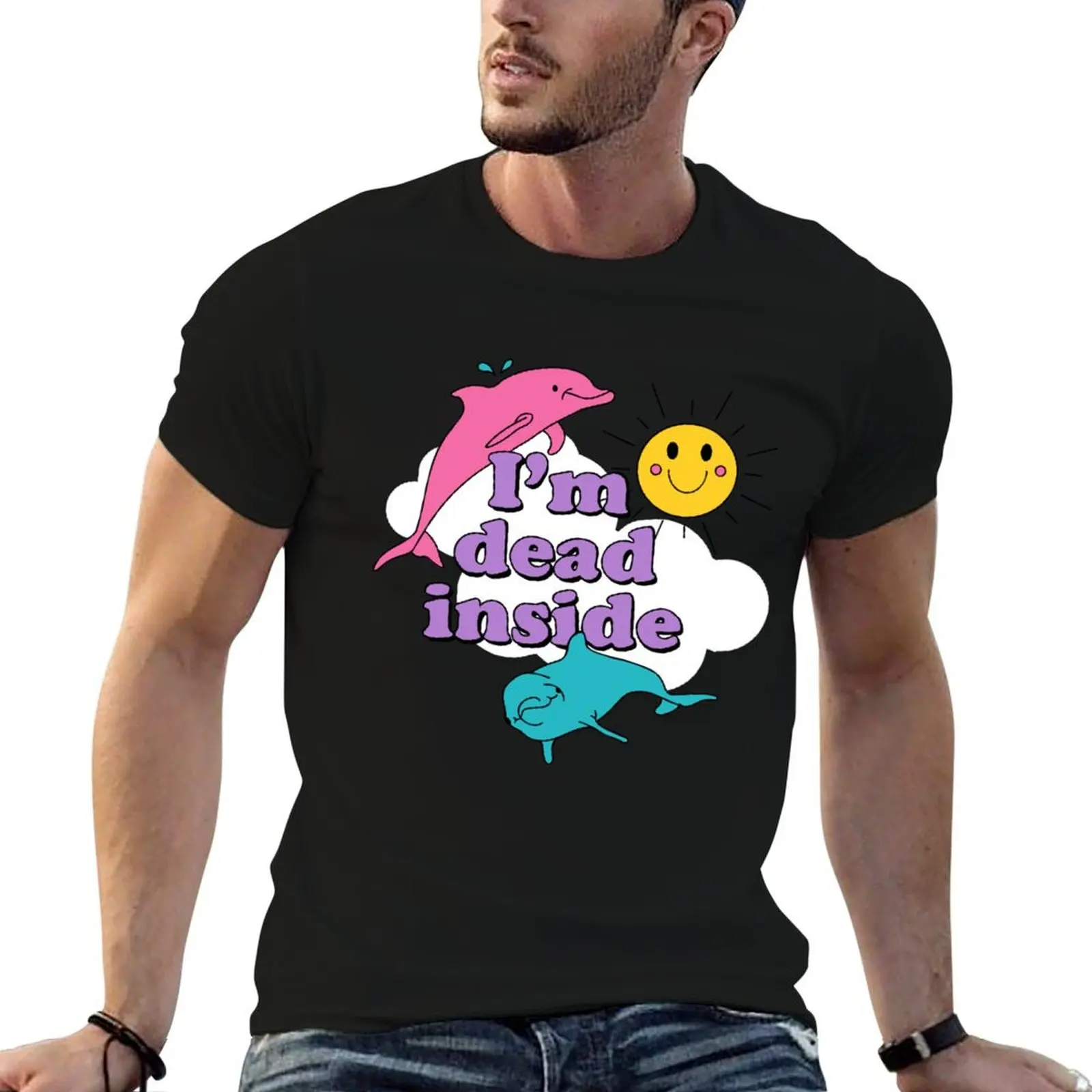 I'm Dead Inside T-Shirt Summer Casual Loose T-Shirt