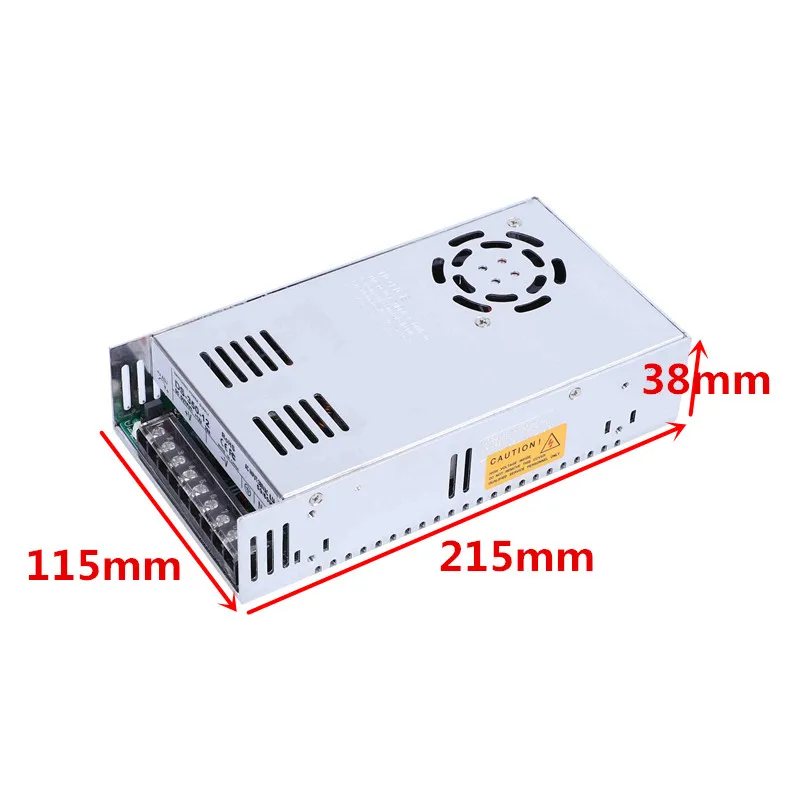 Imagem -03 - Fonte de Alimentação 12vdc 24vdc Única Saída 12v 30a 24v 15a Smps Psu para o Equipamento de Comunicação Caixa de Luz Led Ds350 350w 380vac a