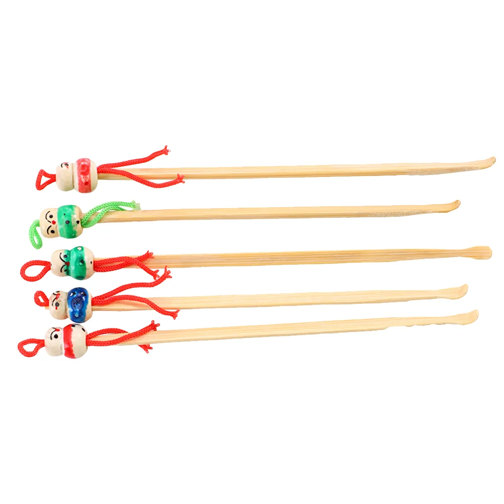 

12 Pcs Wooden Ear Picker Plugs Wax Remover Hanging Cleaner Earbuds Tool Accessory