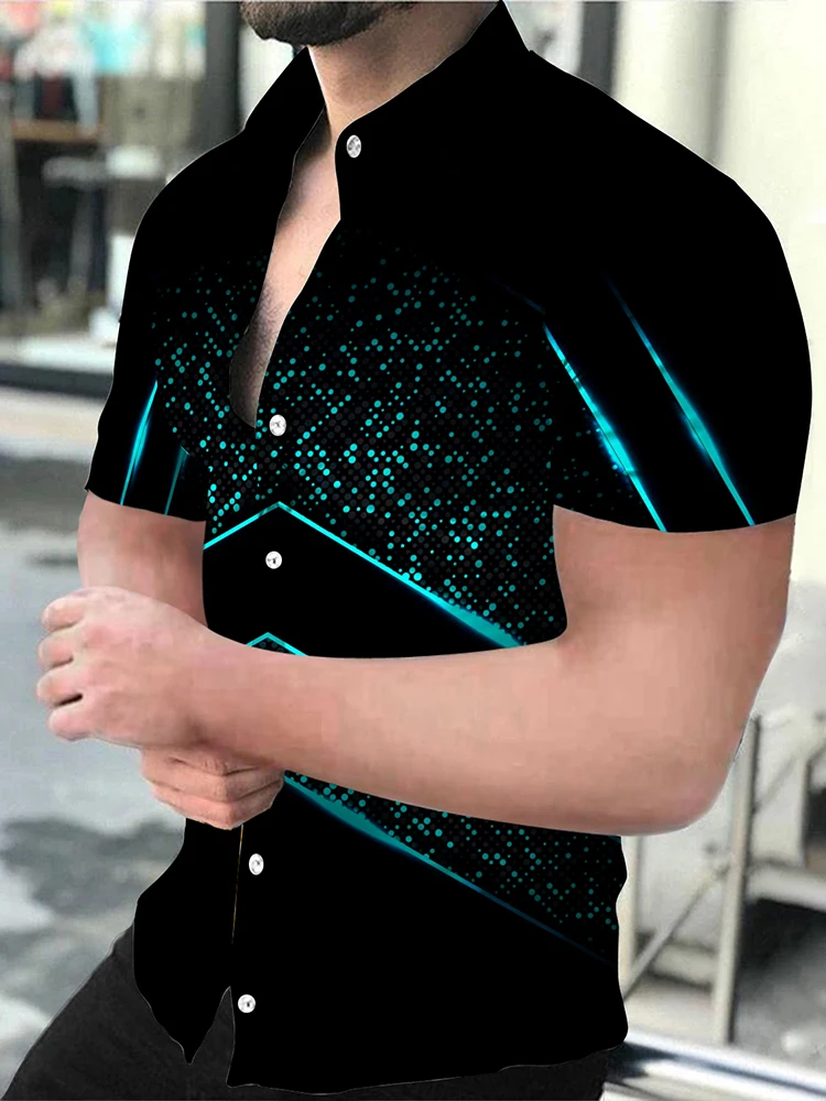 Luxury Shirt Owl 3d Print Shirts Men Women Fashion Oversized Blouse Men's Lapel Shirt Beach Camisas Hawaii Unisex Clothing