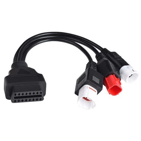 Диагностический кабель OBDII Для Yamaha 3/4 /6 Pin к OBD2 коннектору